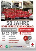 Einladung 50 Jahre Rotes Kreuz Kirchschlag